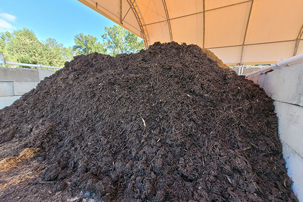 compost biosolid cake